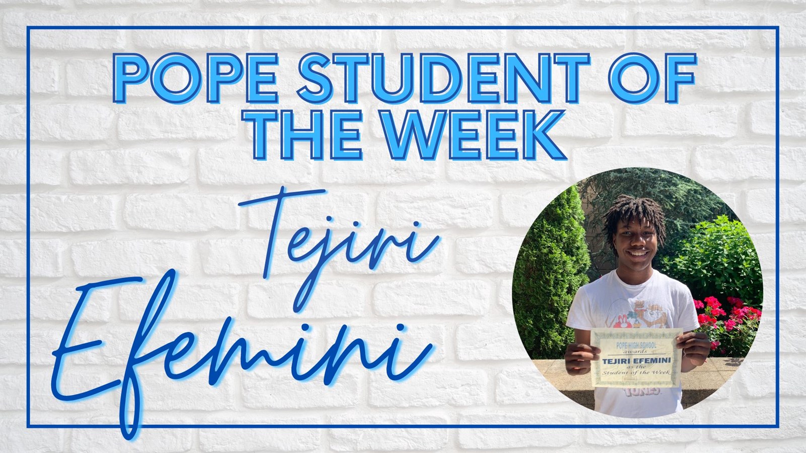 Student of the Week